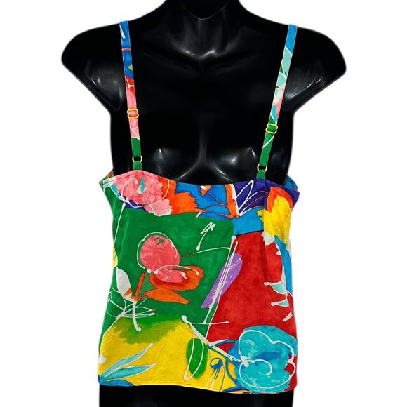 Vintage Jams World Vibrant Floral Tank - Picture 3 of 8